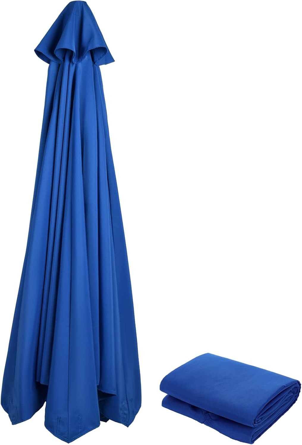 SUNGUARD UMBRELLAS 10 ft Patio Umbrella Replacement Canopy, Outdoor Market Table Umbrella Fabric Cover for 6-Rib or 8-Rib Frames, Polyester Canopy Only, for Backyard, Garden, Patio, Poolside